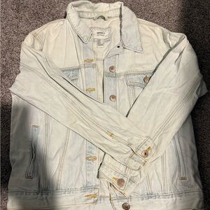 Light Denim Jacket with Button Details